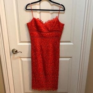 💋Beautiful BHLDN Coral Red Dress💋